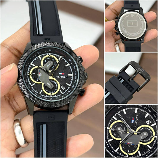 Tommy Hilfiger Clark Chronograph Black