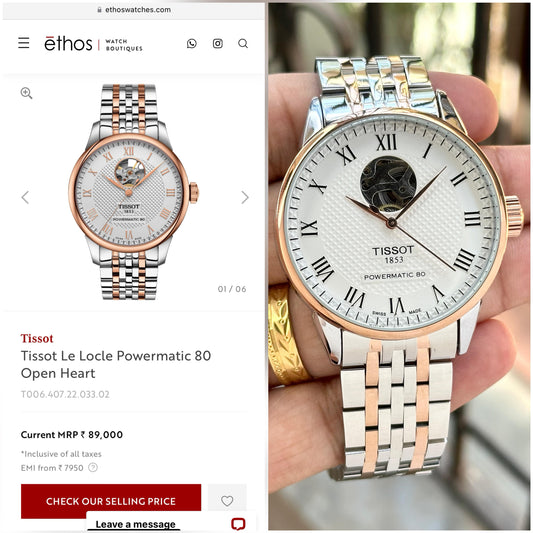 Tissot Le Locle Powermatic 80 Open Heart