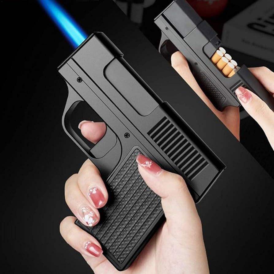 2-in-1 Butane Flashlight & Case Lighter