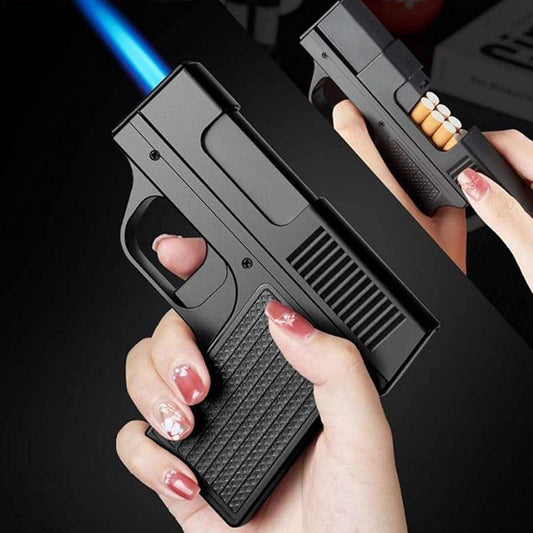 2-in-1 Butane Flashlight & Case Lighter