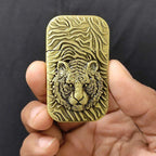 Tiger Engraved Pocket Lighter
