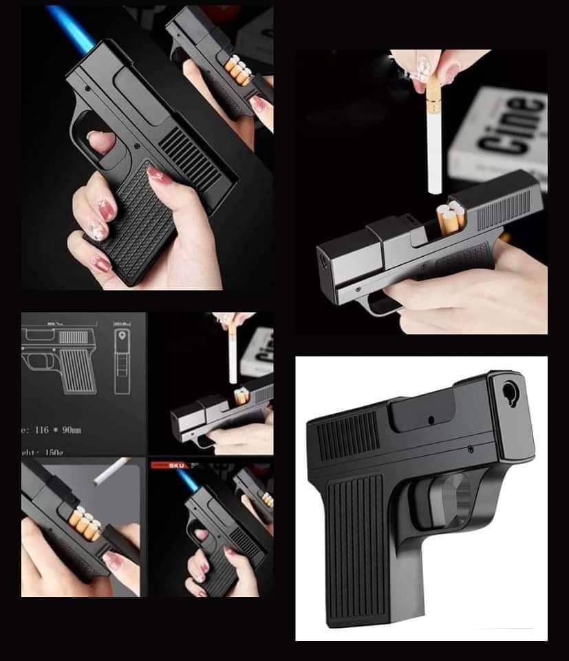 2-in-1 Butane Flashlight & Case Lighter