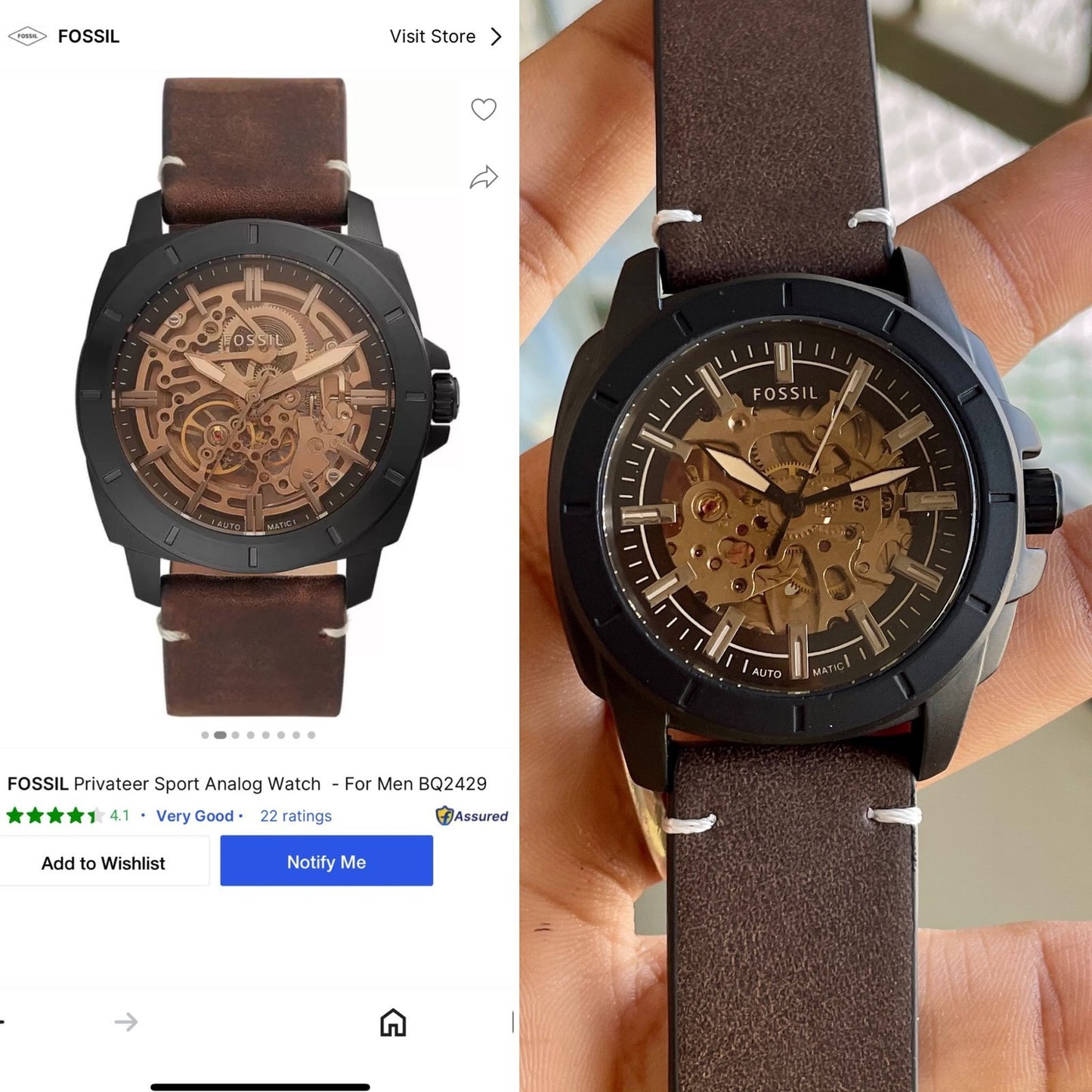 Fossil BQ2429 Automatic