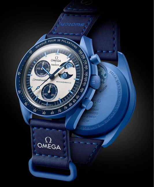 OMEGA SUPER BLUE MOONPHASE