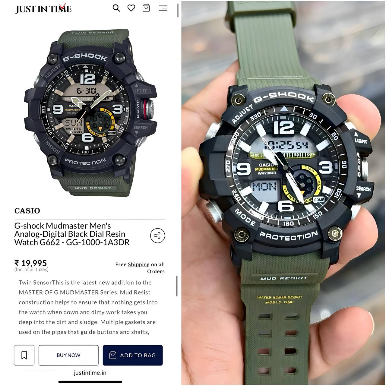 G-SHOCK MUDMASTER GG-1000