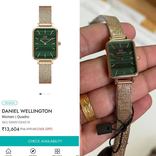 DANIEL WELLINGTON QUADRO LUMINE PIANO
