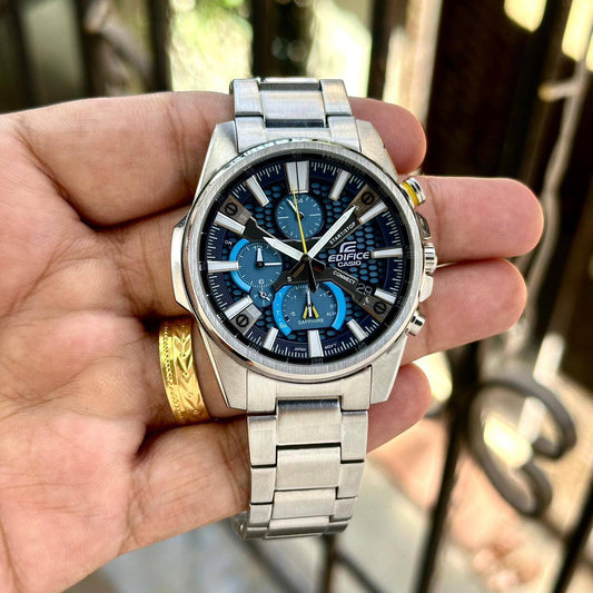 Casio Edifice Blue Multi-Layer Chronograph