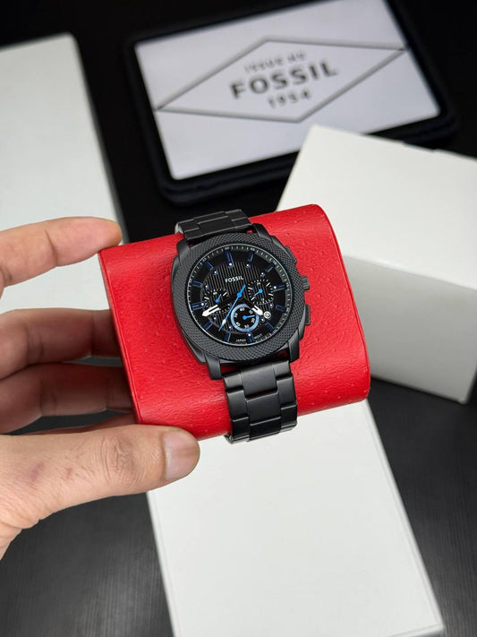 Fossil Machine Chronograph Black