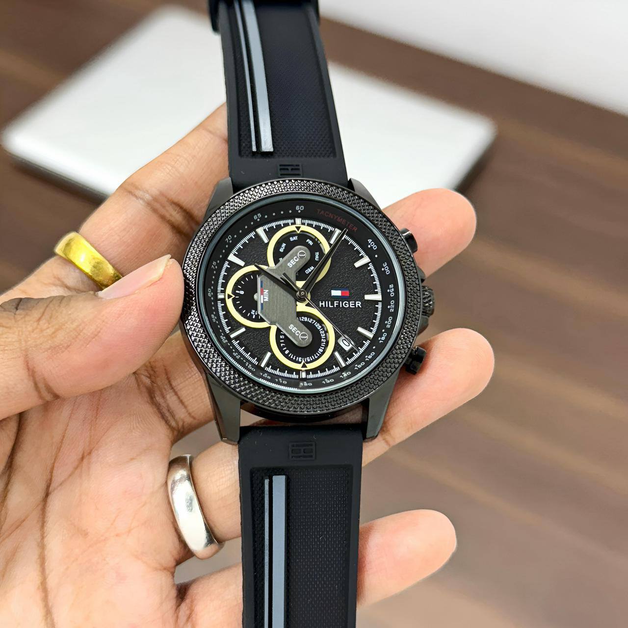 Tommy Hilfiger Clark Chronograph Black