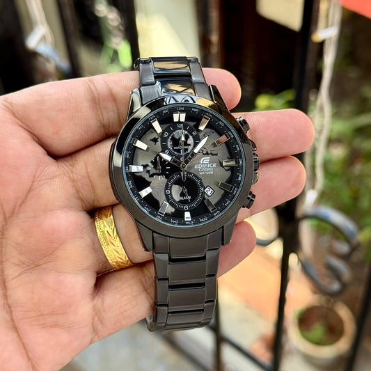 Casio Edifice EFR-303 Black – World Map Series Chronograph