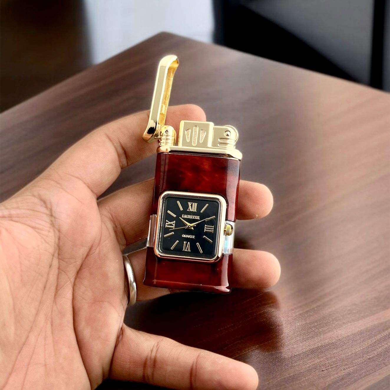Fashion Lighter With Watch built in