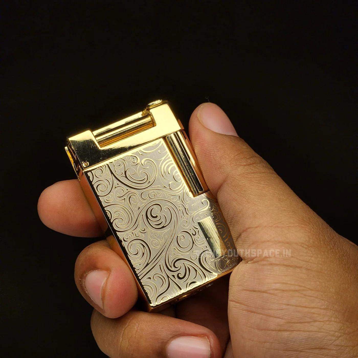 Premium Vintage sleek lighter Golden