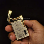 Premium Vintage sleek lighter Golden