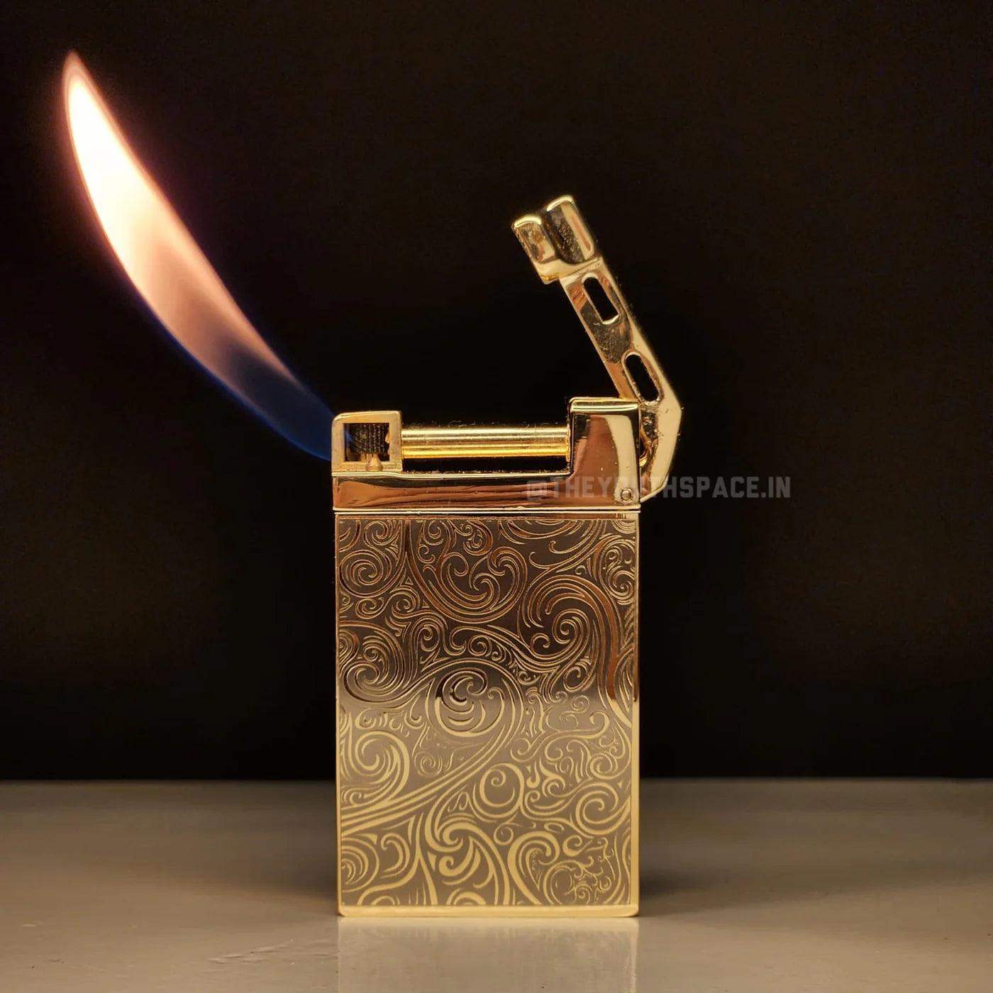 Premium Vintage sleek lighter Golden