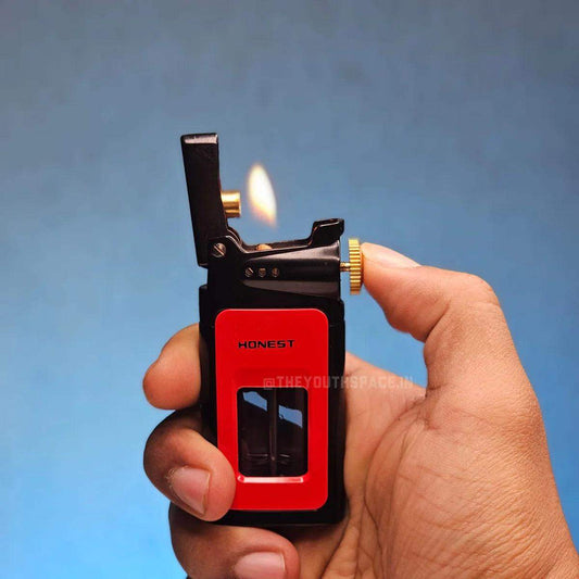 Retro style Lighter with visible fuel tank