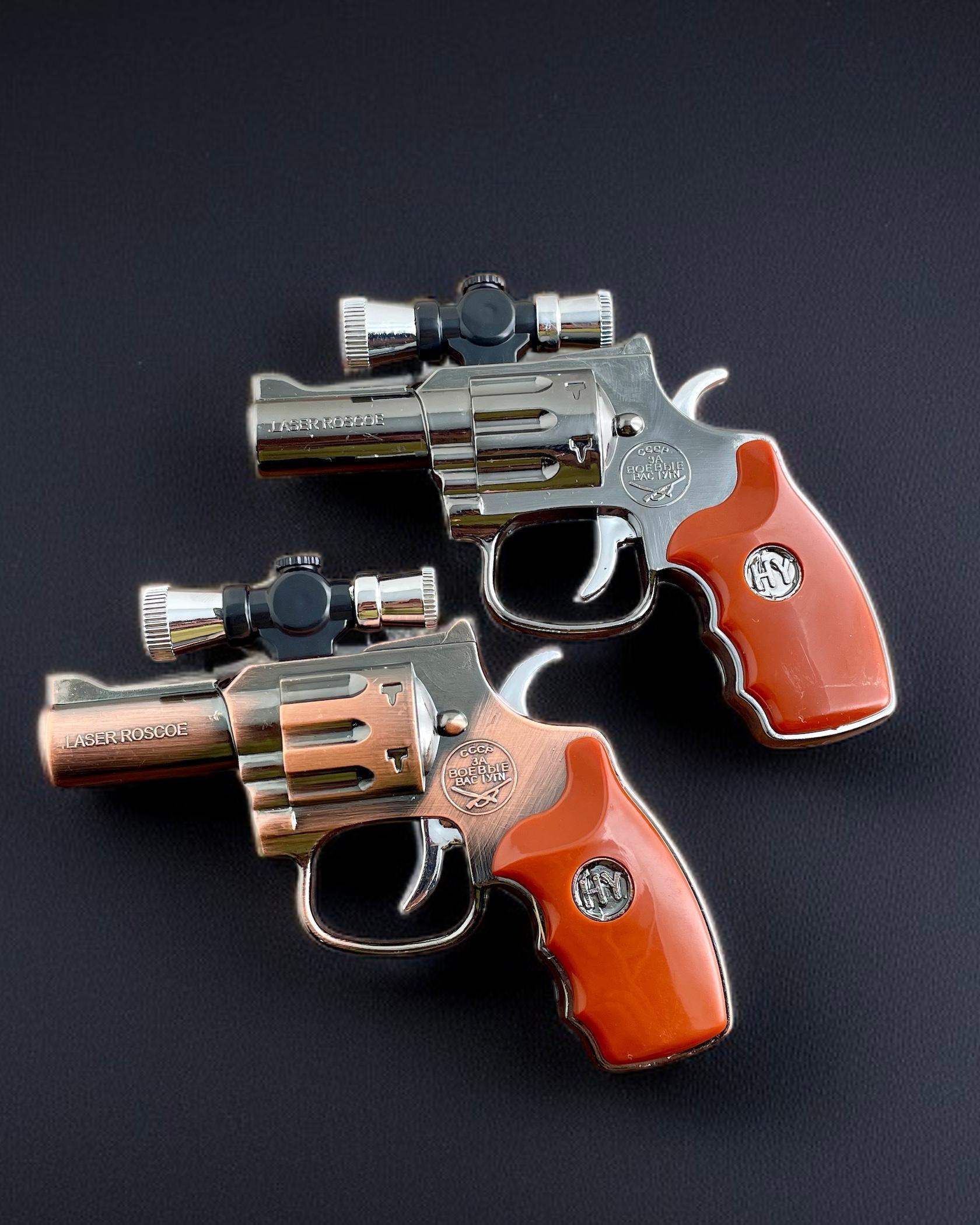 Plastic Revolver Gun Lighter
