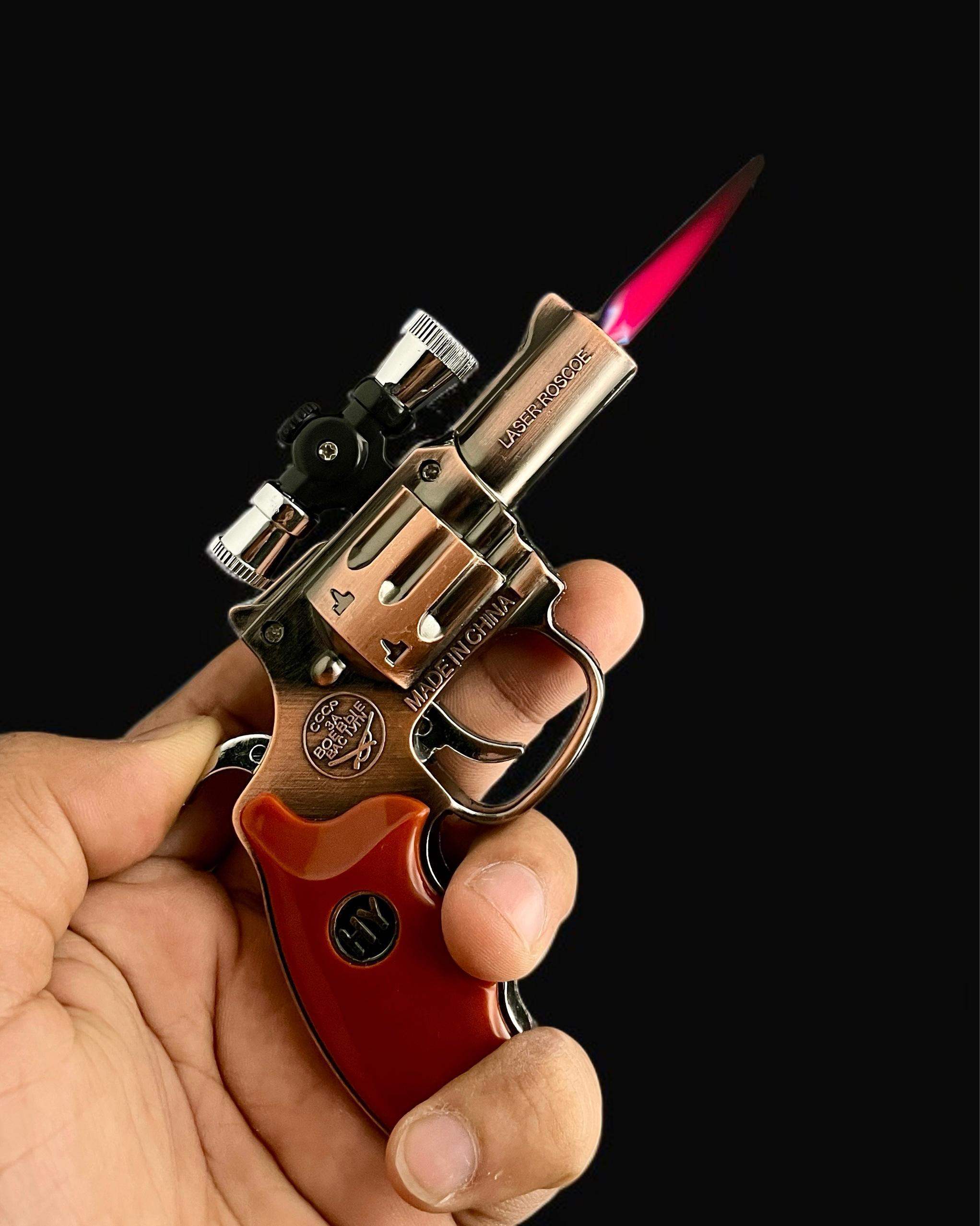 Plastic Revolver Gun Lighter