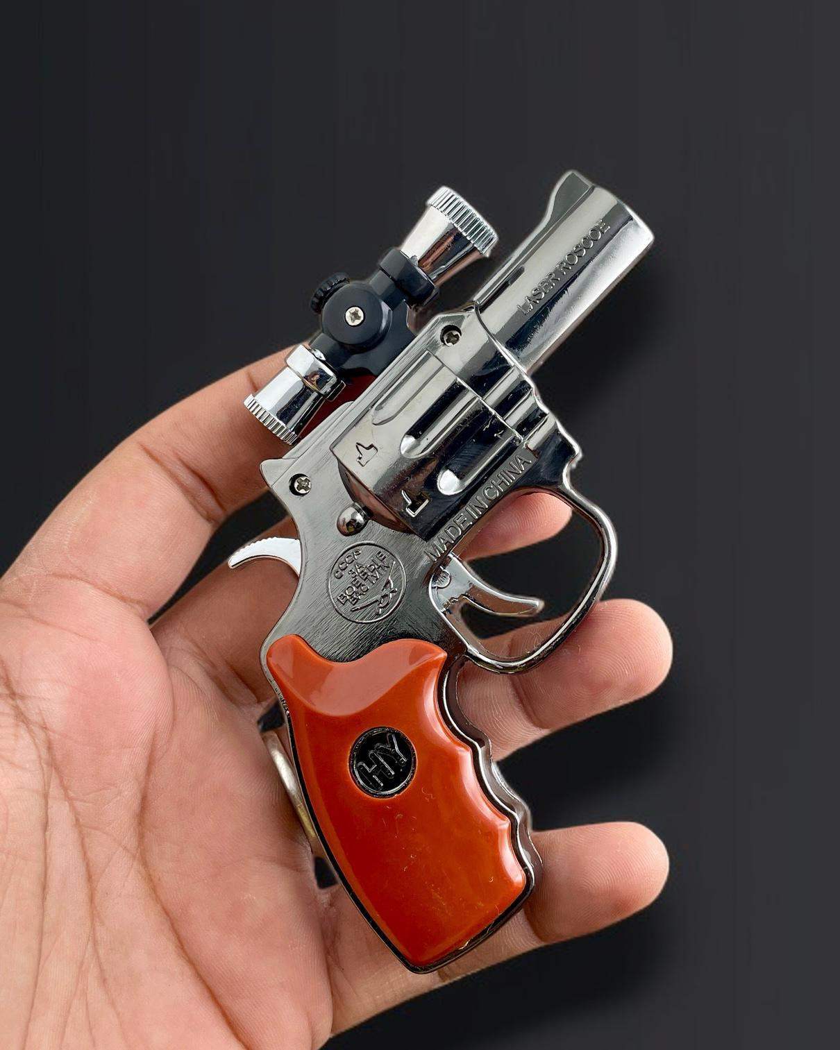 Plastic Revolver Gun Lighter