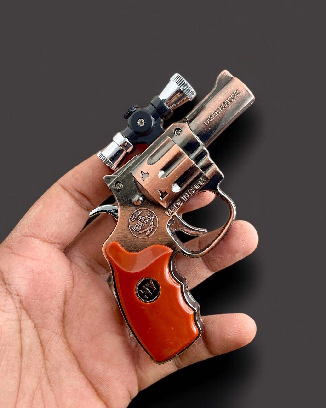 Plastic Revolver Gun Lighter