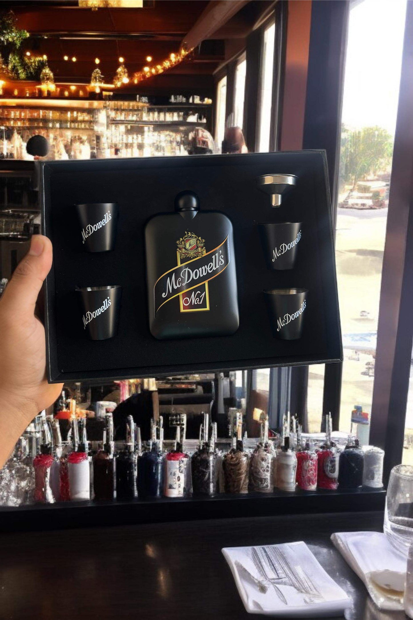 MDowell’s Classical Flask Set