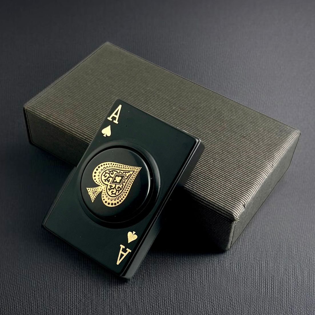 Stylish Poker Card Design Pocket Lighter