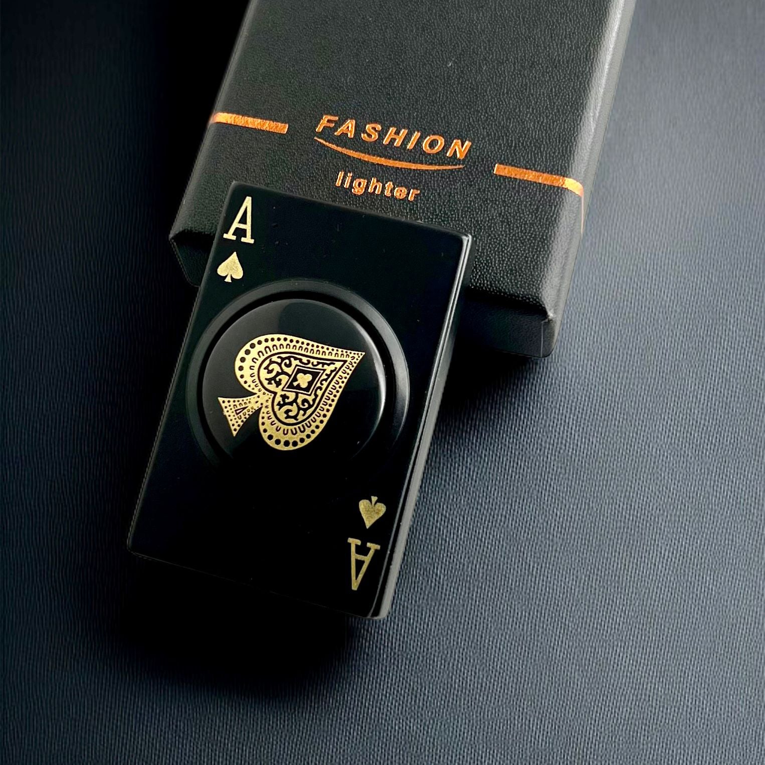 Stylish Poker Card Design Pocket Lighter