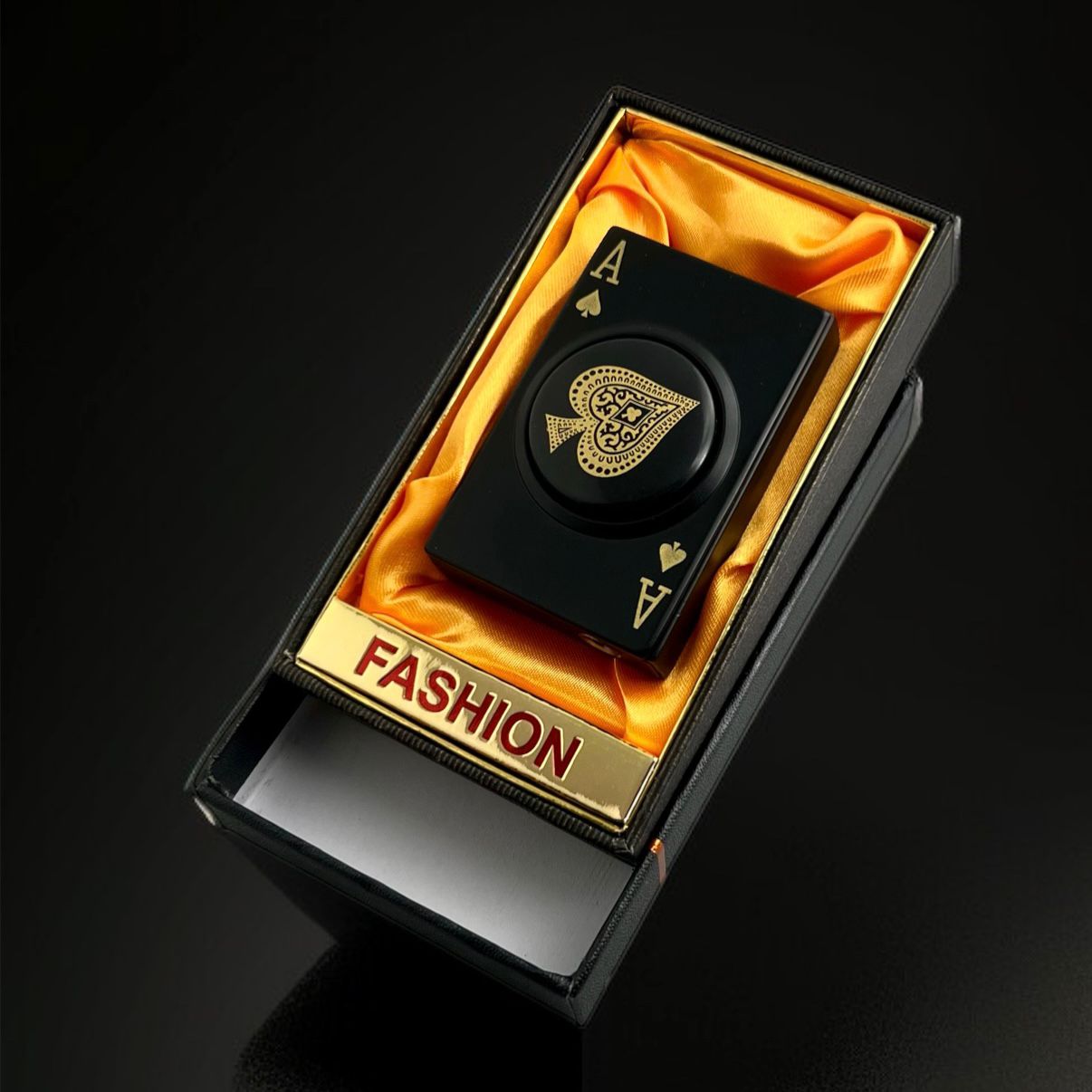 Stylish Poker Card Design Pocket Lighter