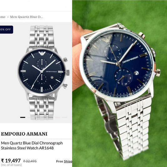 Armani Slim Machine Men’s Watch