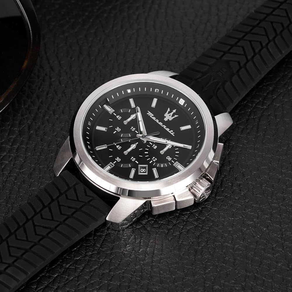 Maserati Successo Black Chronograph