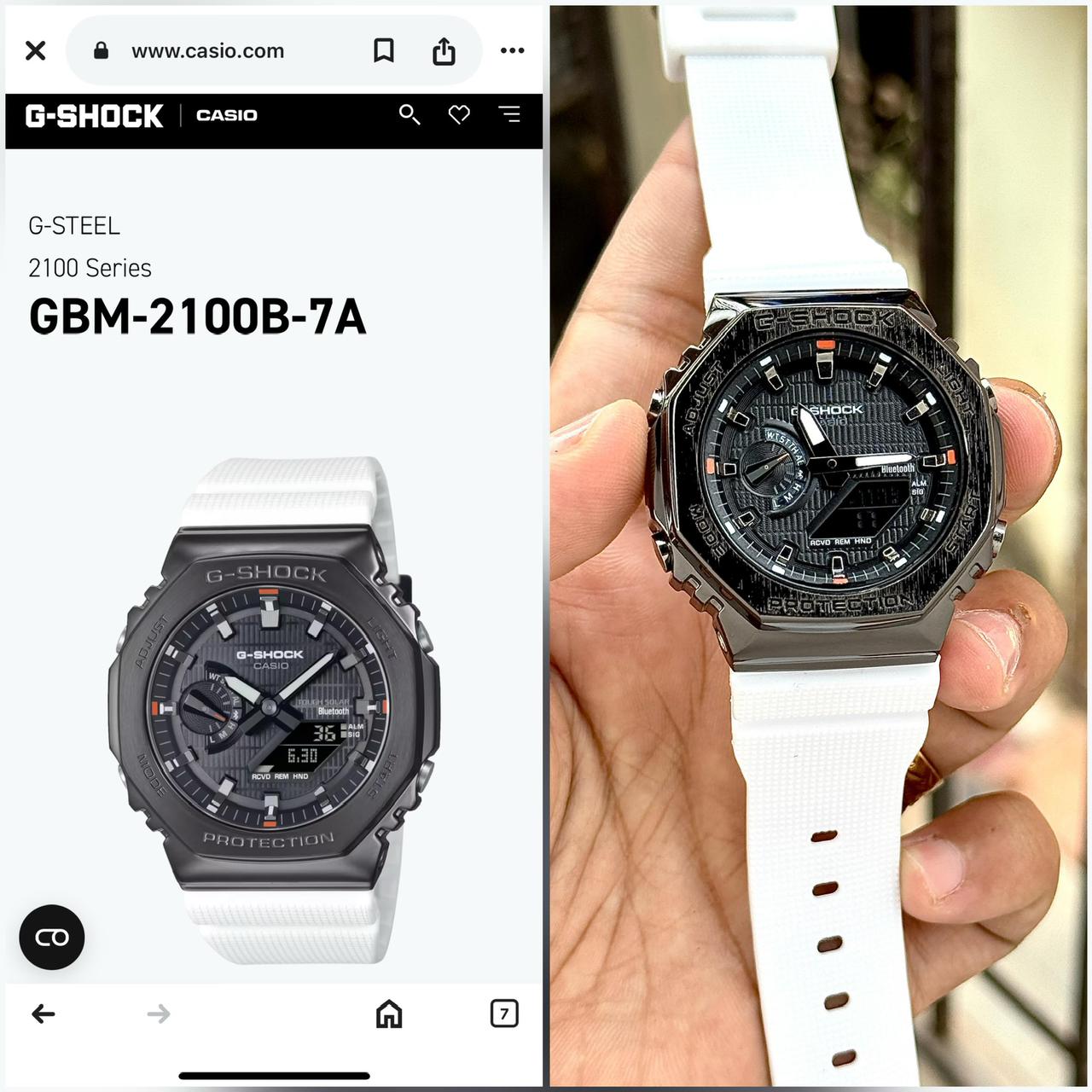 G-SHOCK G-STEEL GBM-2100B-7A