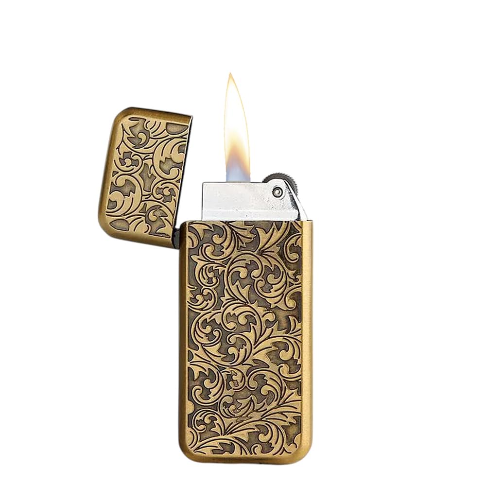 Vintage Floral Metal Lighter