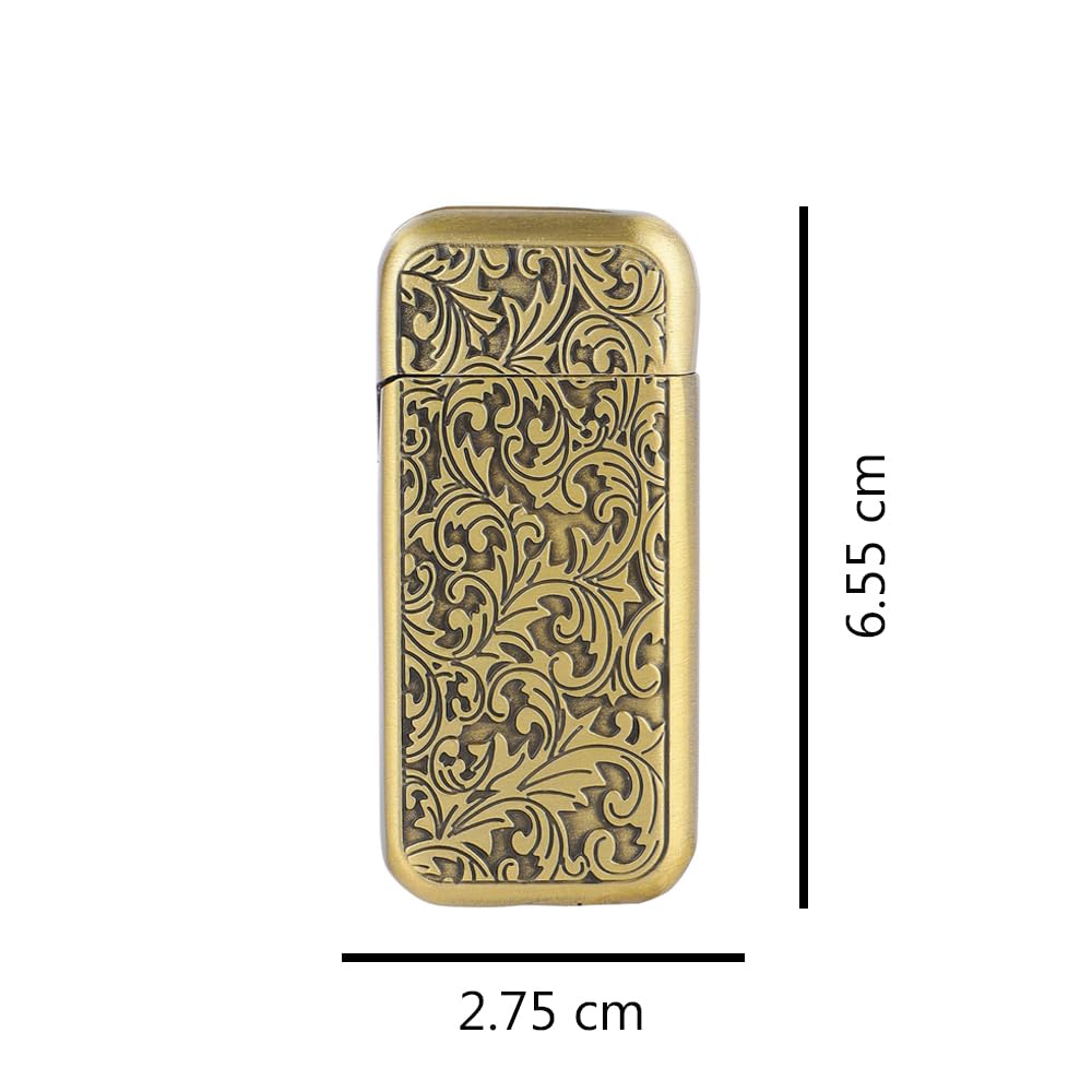 Vintage Floral Metal Lighter