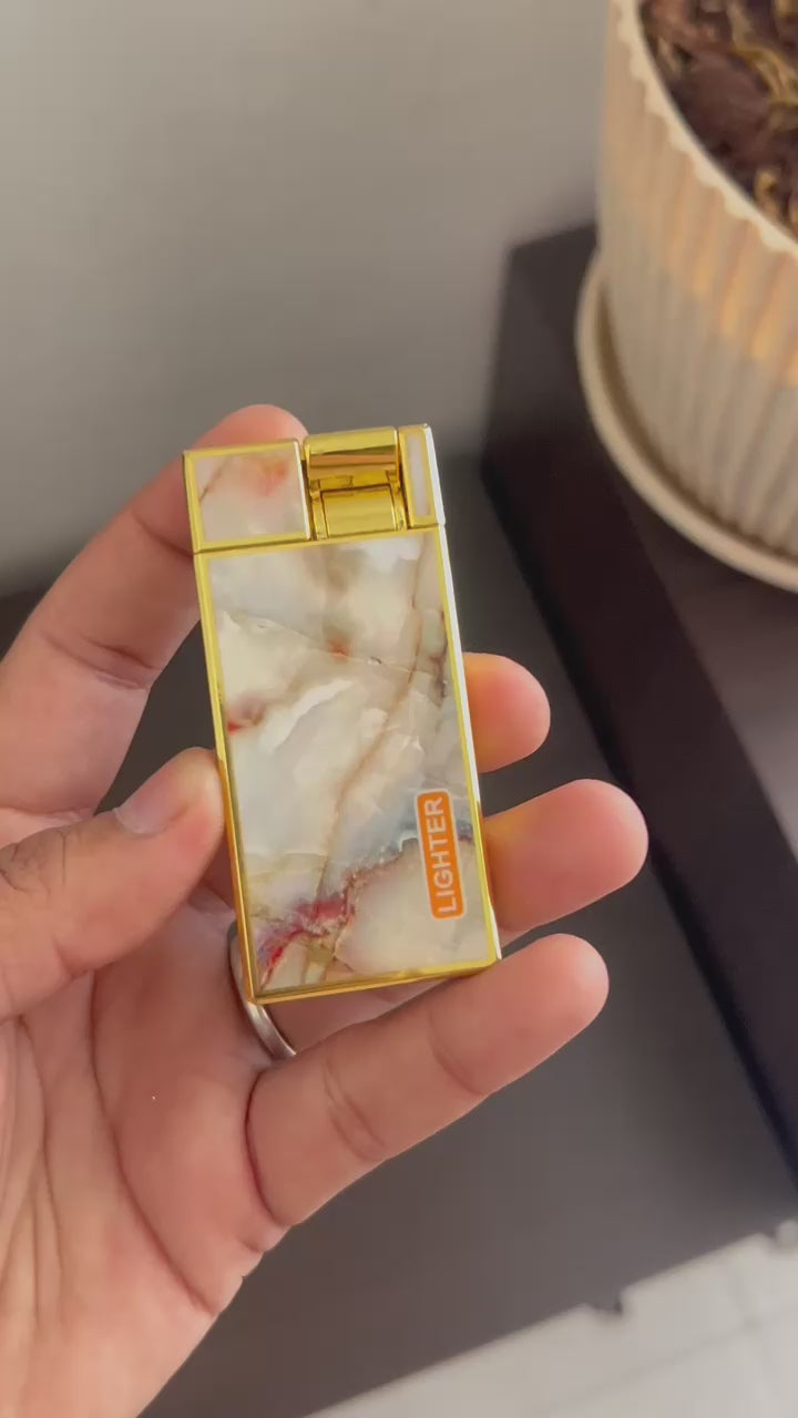 Luxury Marble Pocket Lighter for Men