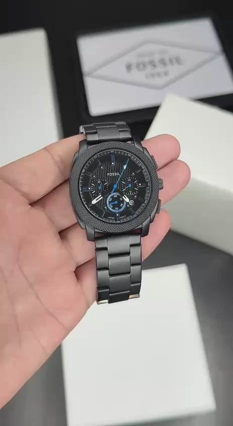 Fossil Machine Chronograph Black