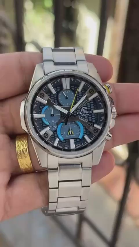 Casio Edifice Blue Multi-Layer Chronograph