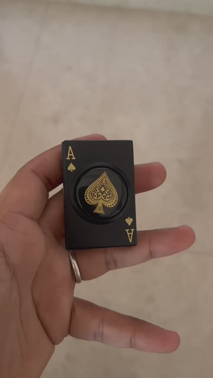 Stylish Poker Card Design Pocket Lighter