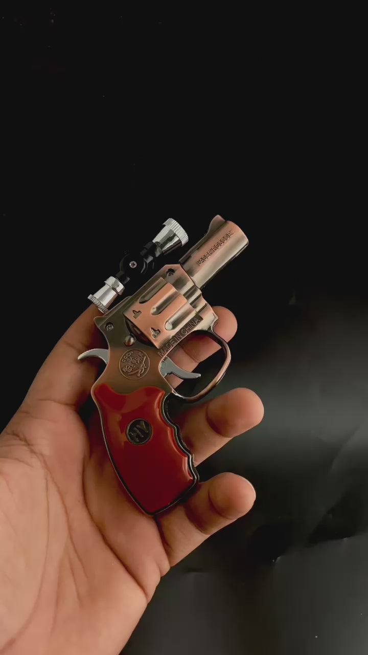Plastic Revolver Gun Lighter