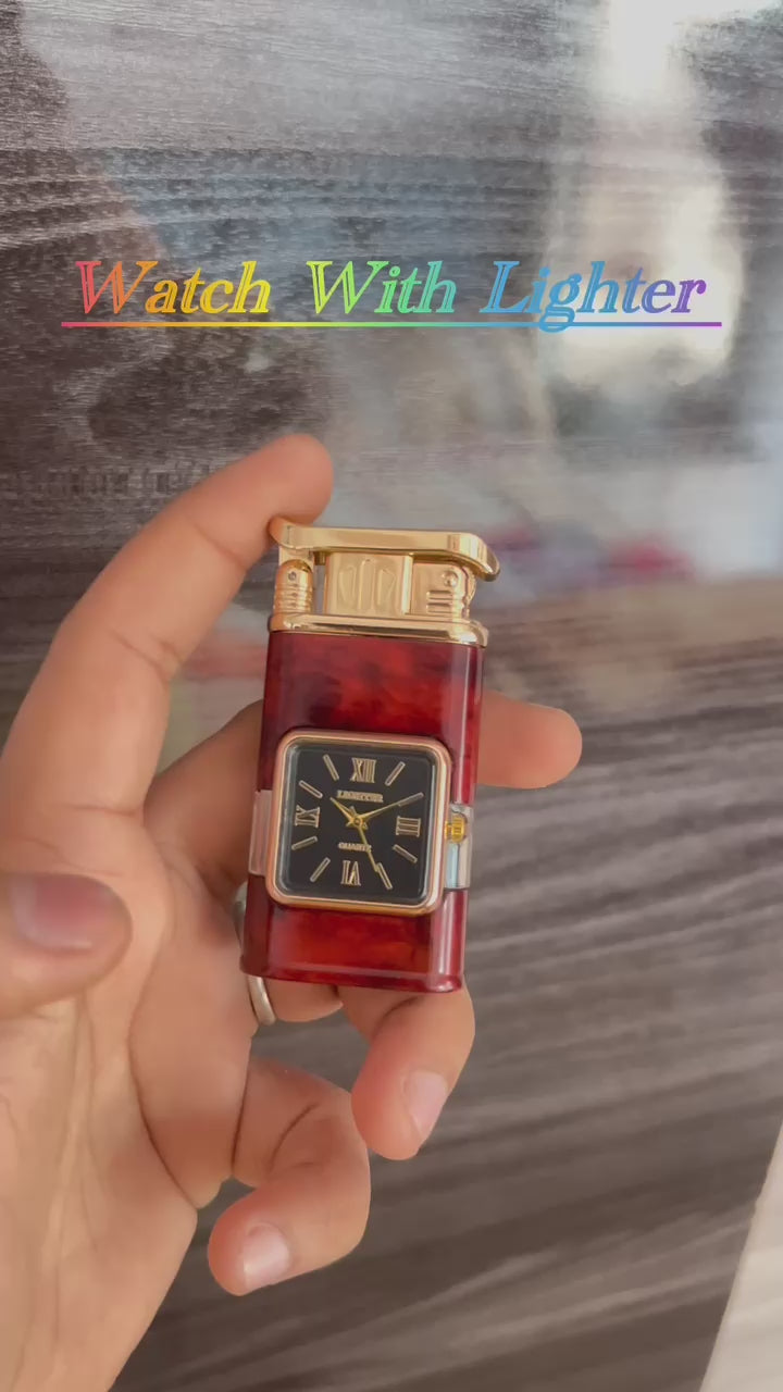 Fashion Lighter With Watch built in